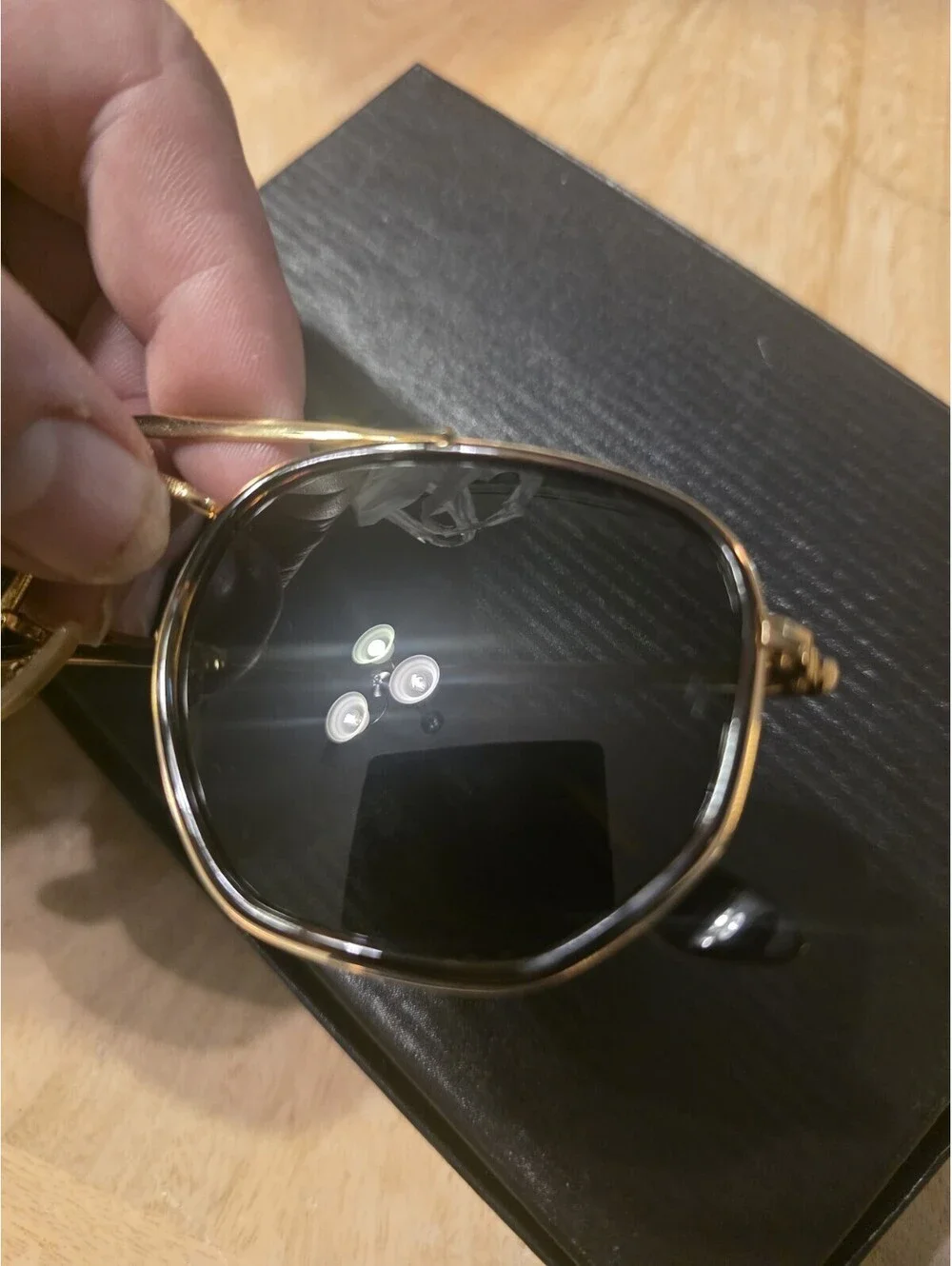 Ray-Ban Marshal II Men's Geometric Sunglasses, Gold Frame
